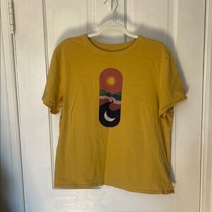 Yellow Graphic Women's T-Shirt